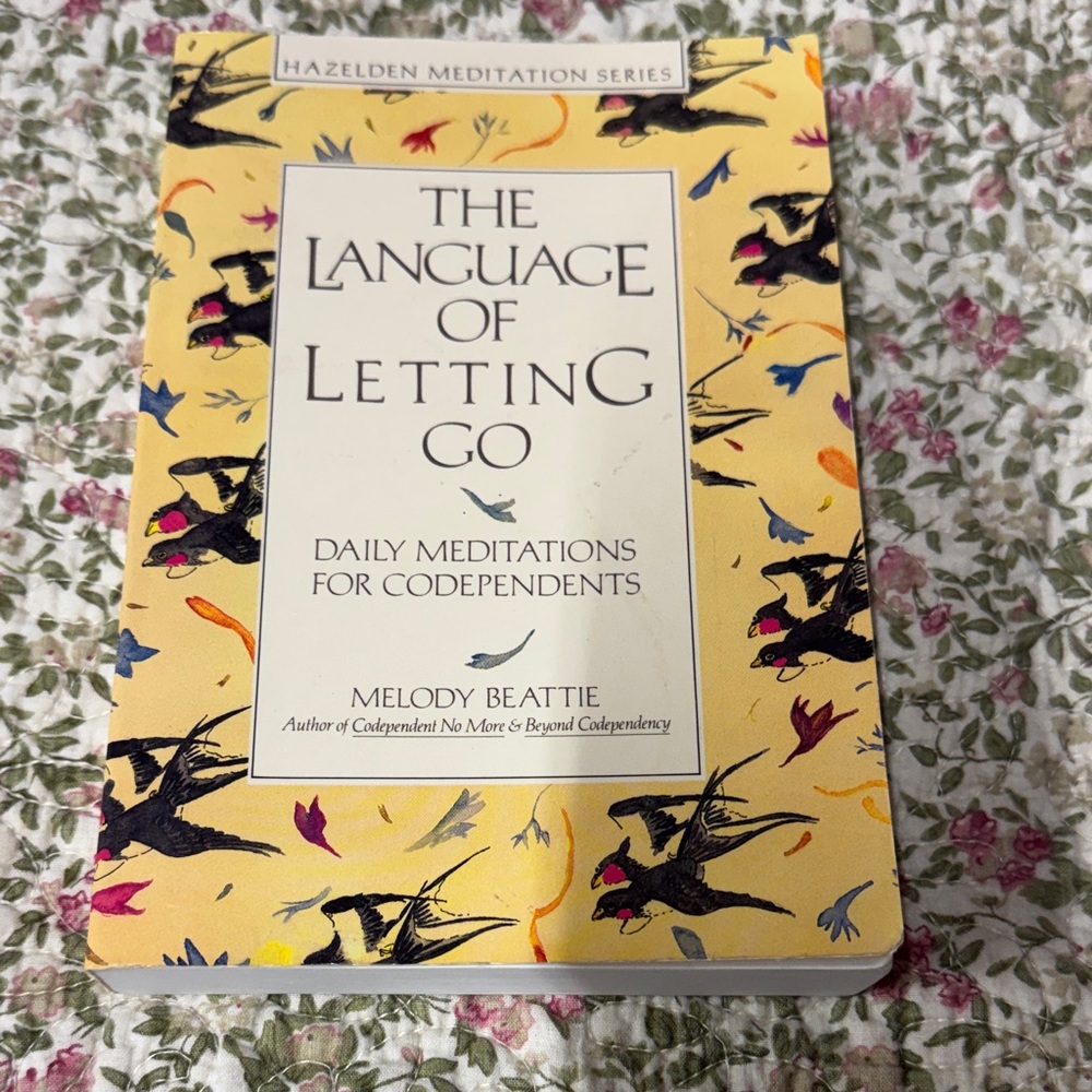 The Language of Letting Go by Melody Beattie - Yellow Bird Cover